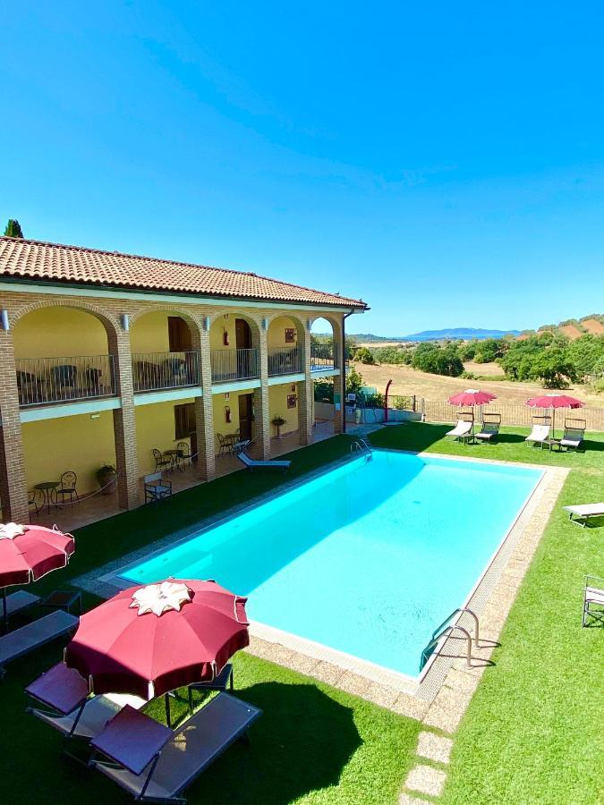 Hotel Ristorante Le Querciolaie Dei Ricci Fonteblanda Bagian luar foto