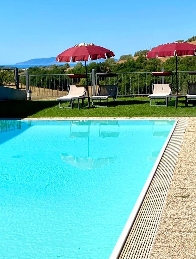 Hotel Ristorante Le Querciolaie Dei Ricci Fonteblanda Bagian luar foto