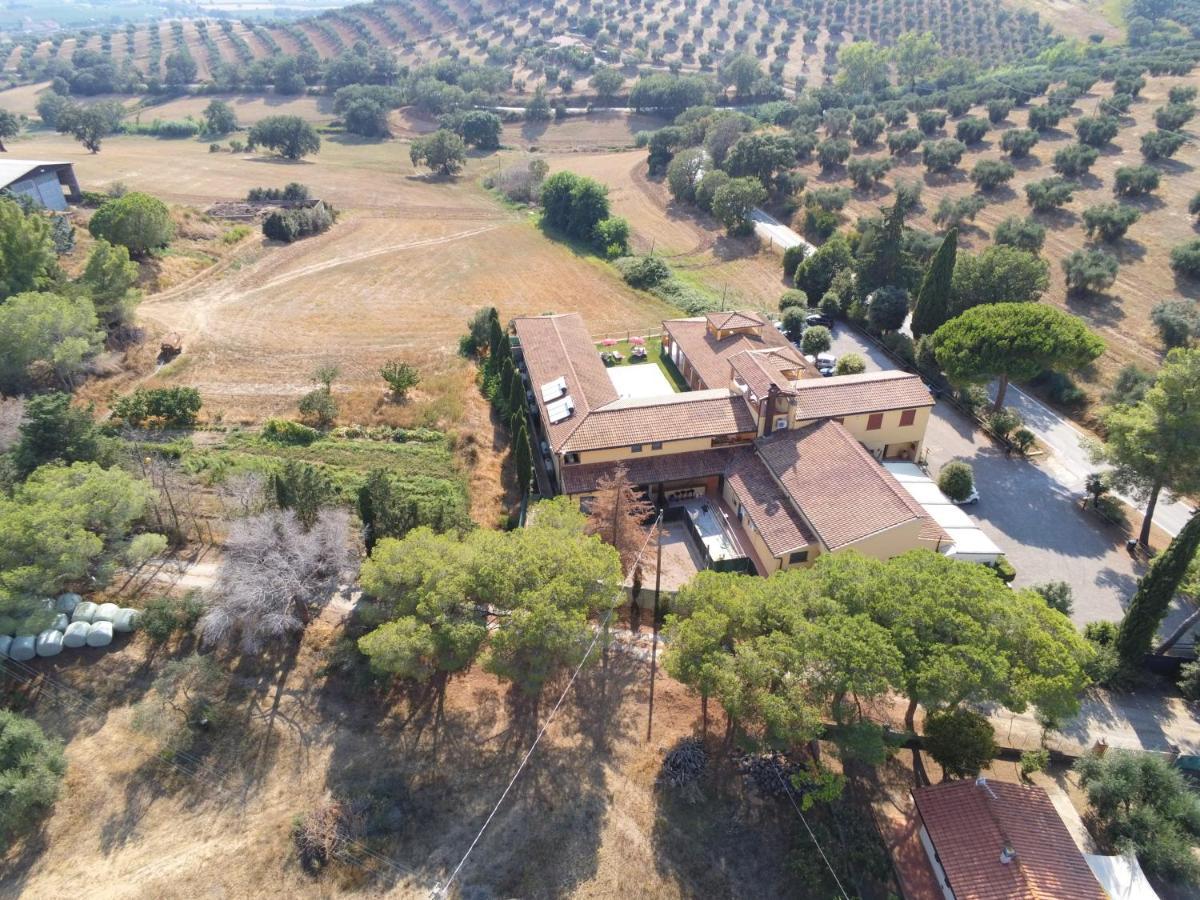 Hotel Ristorante Le Querciolaie Dei Ricci Fonteblanda Bagian luar foto