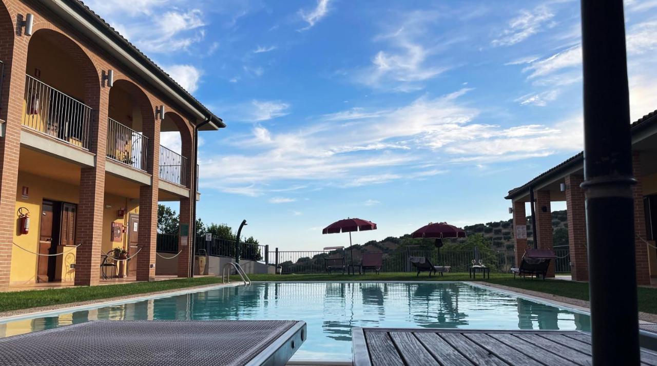 Hotel Ristorante Le Querciolaie Dei Ricci Fonteblanda Bagian luar foto