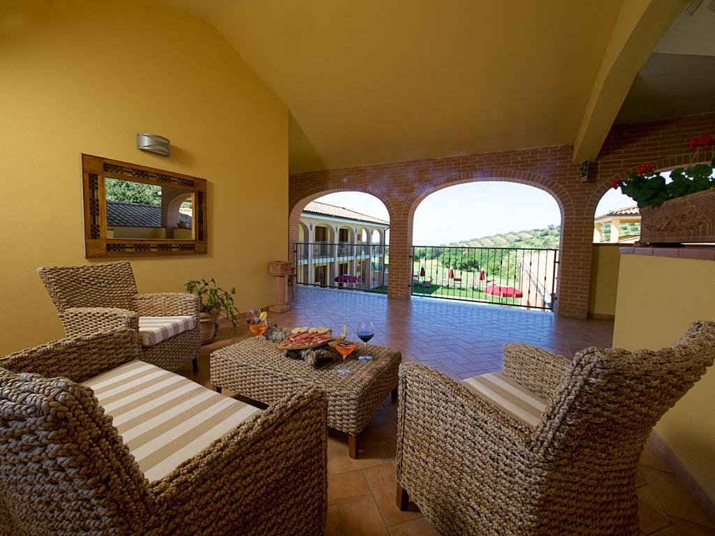 Hotel Ristorante Le Querciolaie Dei Ricci Fonteblanda Bagian luar foto